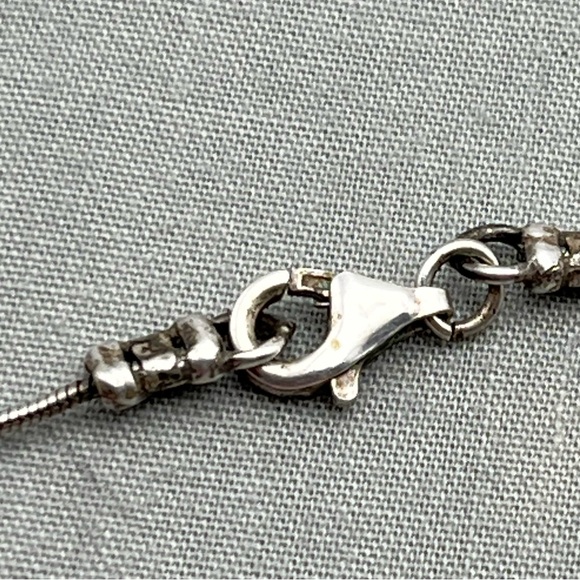 Spira “SA Bruria” Handcrafted Roman Glass & Sterling Pendant Necklace - Picture 9 of 9